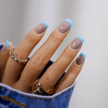 Load image into Gallery viewer, FRENCH TIPS-GRAY BLUE
