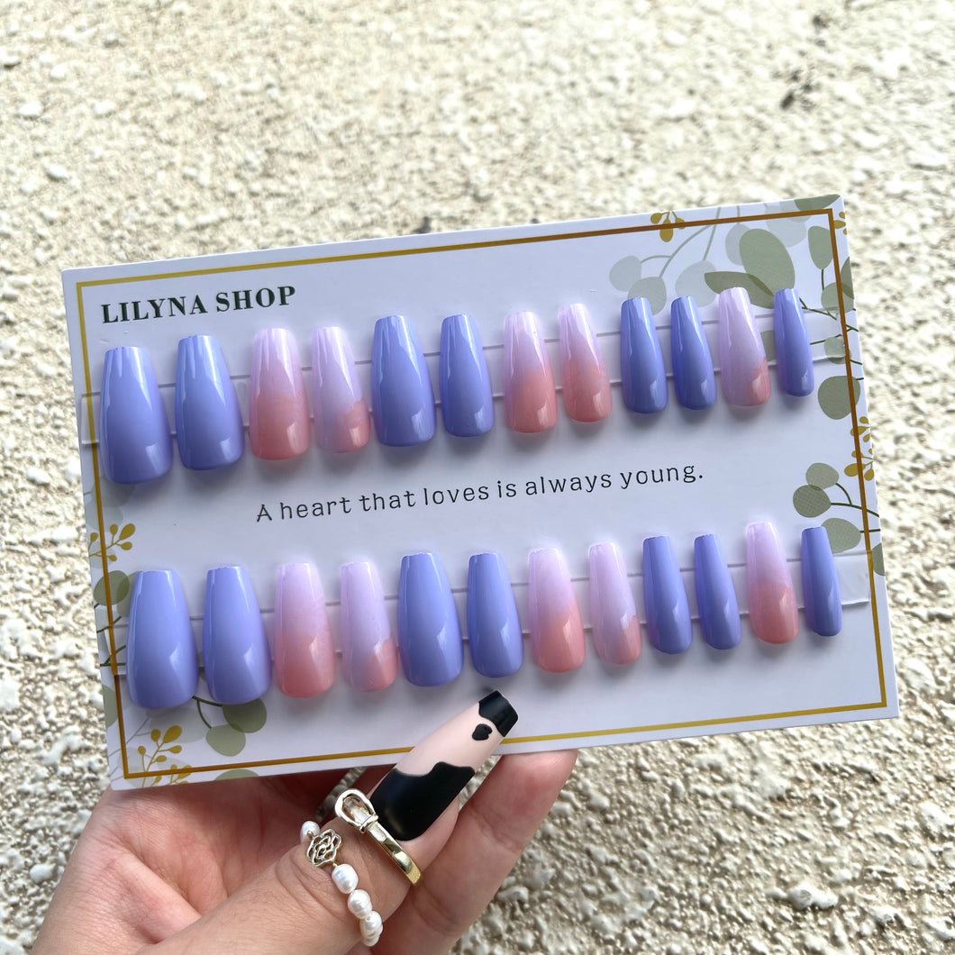 PURPLE OMBRE
