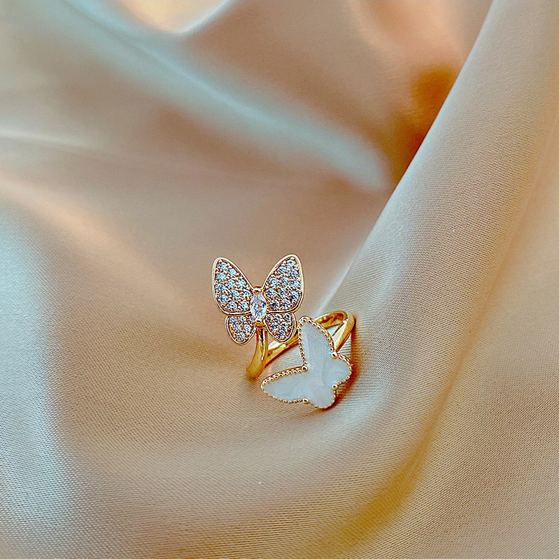 BUTTERFLY OPENING RINGS