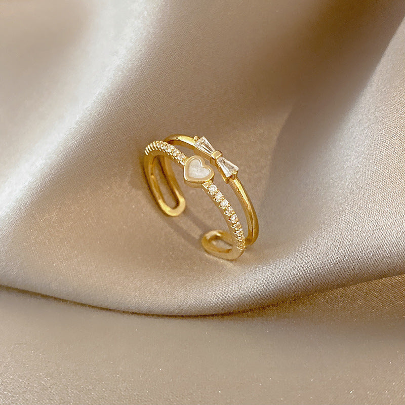 LOVE BUTTERFLY OPEN RINGS